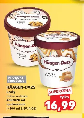 Lody Häagen-Dazs Cookie Dough Chip promocja w Kaufland