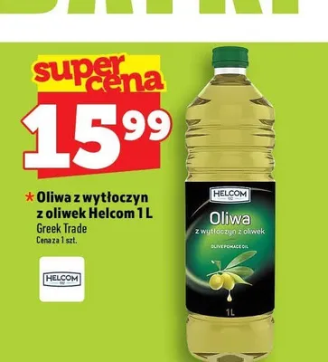 Oliwa z wytłoczyn z oliwek Helcom promocja w TOPAZ