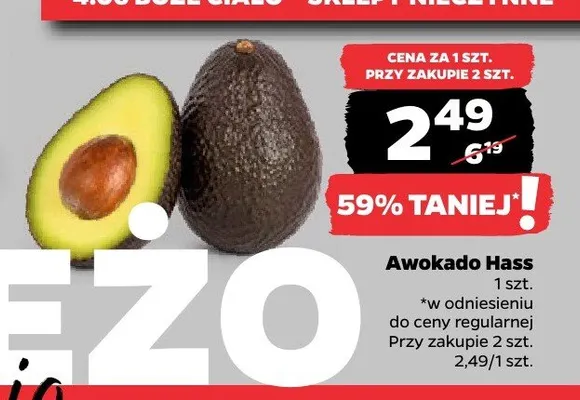 Awokado Hass promocja w Netto