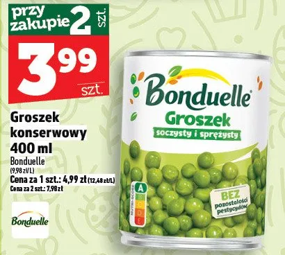 Groszek konserwowy promocja w TOPAZ