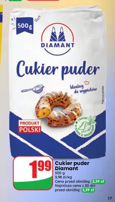Cukier puder Diamant promocja w Dino