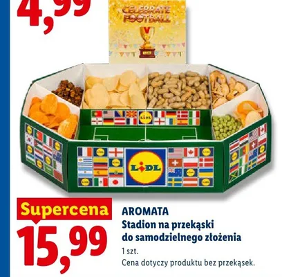Stadion na przekąski do samodzielnego złożenia Aromata promocja w Lidl