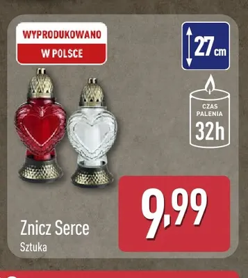 Znicz serce promocja w Aldi