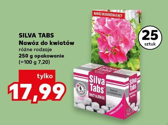 Nawóz do kwiatów Silva Tabs promocja w Kaufland