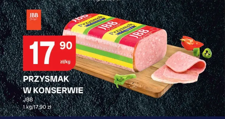 Przysmak w konserwie JBB promocja w Chorten