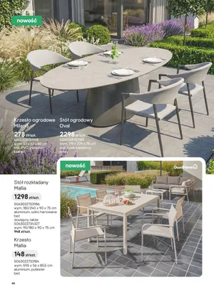 Krzesło ogrodowe Milano promocja w Castorama