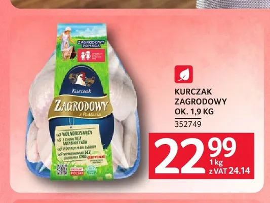 Kurczak ok. 1,9 kg promocja w Selgros