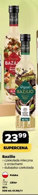 Likier Bazilio dubajska czekolada 15% promocja w Netto