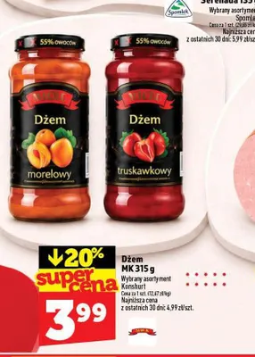 Dżem truskawkowy MK promocja w TOPAZ