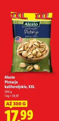 Pistacje kalifornijskie XXL promocja w Lidl