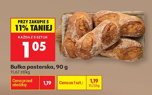 Bułka pasterska promocja w Biedronka