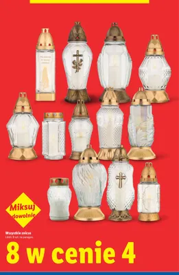 Znicze promocja w Lidl