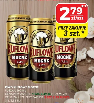 Piwo Mocne puszka promocja w Top Market