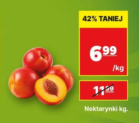 Nektarynki promocja w API Market