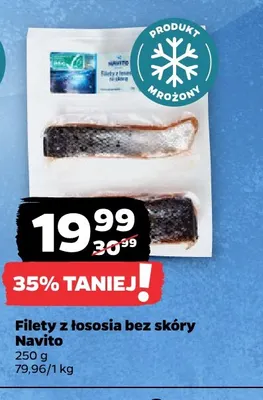 Filety z łososia bez skóry Navito promocja w Netto