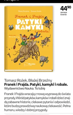 Książka Franek i Frajda. Patyki, kamyki i robale. promocja w Empik