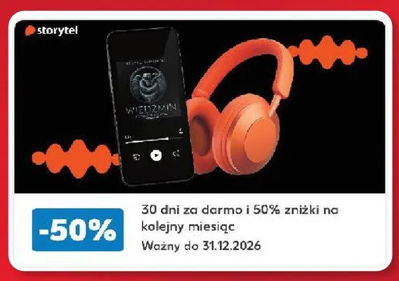 Abonament Storytel promocja w Kaufland