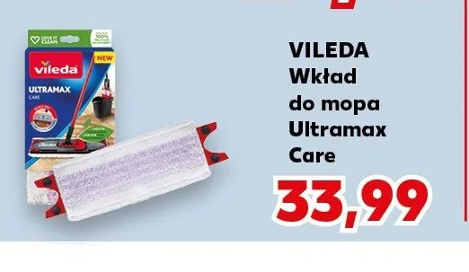 Wkład do mopa Vileda Ultramax Care promocja w Kaufland