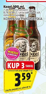 Piwo Kozel promocja w Prim Market