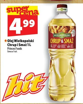 Olej Wielkopolski Chrup & Smaż promocja w TOPAZ