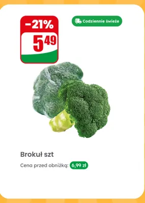 Brokuł 1 szt. promocja w Dino
