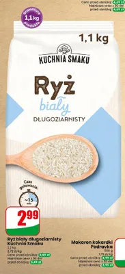 Ryż biały długoziarnisty Kuchnia Smaku promocja w Dino