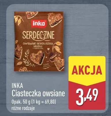 Ciasteczka owsiane promocja w Aldi