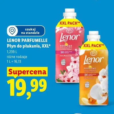 Płyn do płukania Lenor Parfumelle Gold Orchid & Vanilla XXL promocja w Lidl