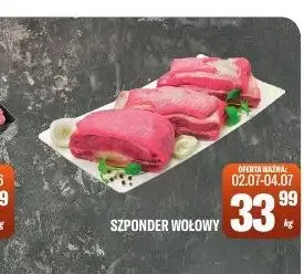Szponder wołowy promocja w Tomi Markt