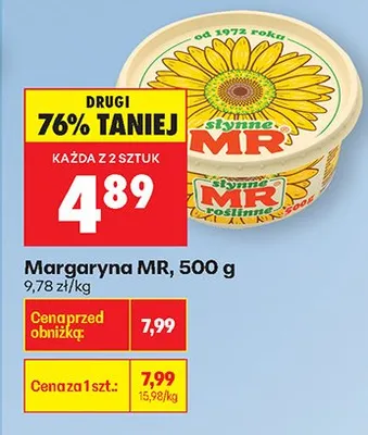 Margaryna MR promocja w Biedronka