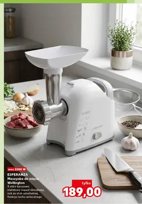 Maszynka do mięsa Esperanza Wellington promocja w Kaufland