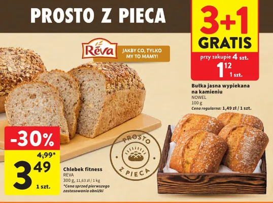 Chlebek fitness promocja w Intermarche
