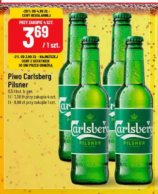 Piwo Carlsberg Pilsner promocja w POLOmarket