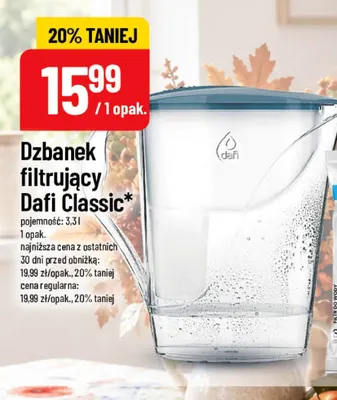 Dzbanek filtrujący Dafi Classic promocja w POLOmarket