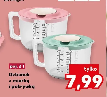 Dzbanek z miarką i pokrywką poj. 2l promocja w Kaufland