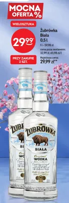 Wódka Żubrówka Biała promocja w Żabka