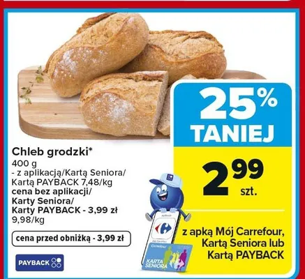 Chleb grodzki promocja w Carrefour