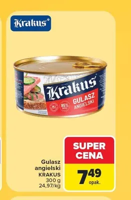 Gulasz angielski Krakus promocja w Carrefour
