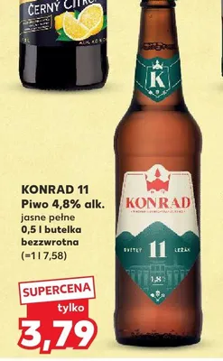 Piwo 4% alk. Černy Citron promocja w Kaufland