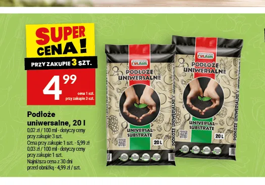 Podłoże uniwersalne Polkor promocja w Twój Market