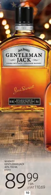 Whiskey Gentleman Jack promocja w Selgros
