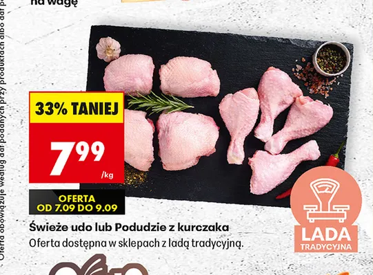 Świeże udo z kurczaka promocja w Biedronka