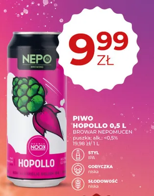 Piwo promocja w Duży Ben
