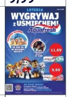 Pasta do zębów Aquafresh promocja w Blue Stop