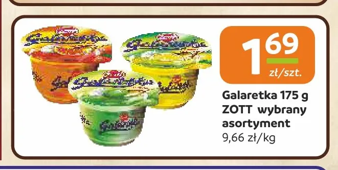 Galaretka Zott promocja w Społem Częstochowa