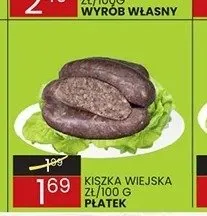 Kiszka wiejska Płatek promocja w Wafelek
