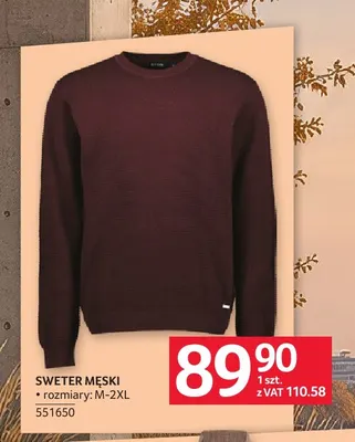 Sweter męski promocja w Selgros