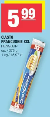 Ciasto francuskie XXL promocja w SPAR