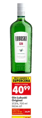 Gin Original promocja w Biedronka