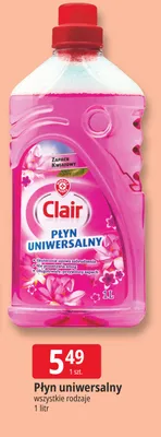 Płyn uniwersalny Clair promocja w Leclerc